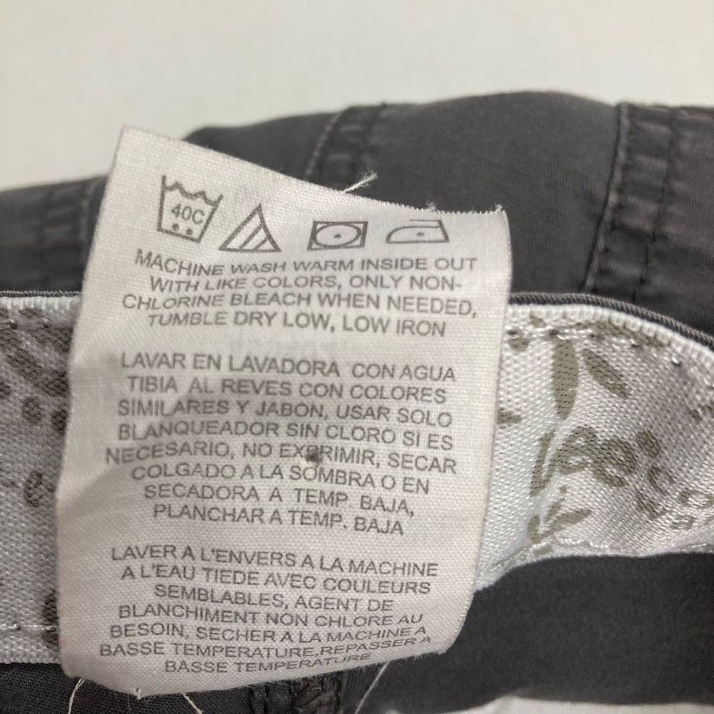 LEE Women’s Cropped Cargo Pants Brown Size 6M Capri - Picture 12 of 12